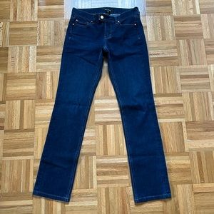 WHBM Dark Denim Slim Leg Jeans Noir Size 4R